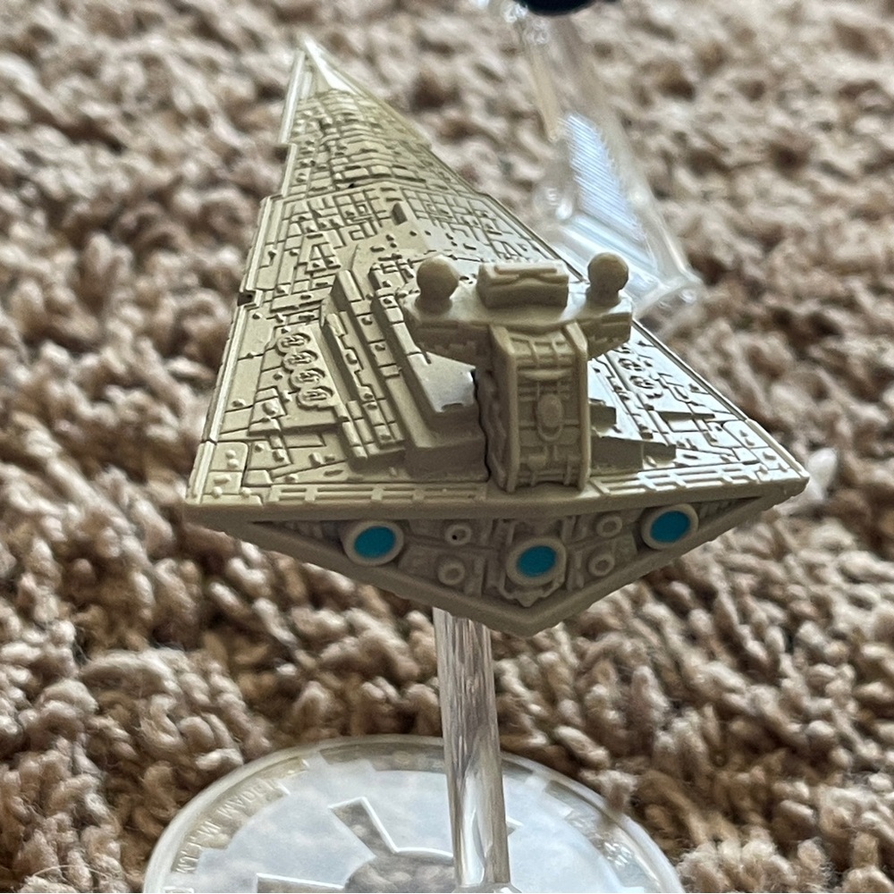 Star Wars collectible toy figures collection with display stands